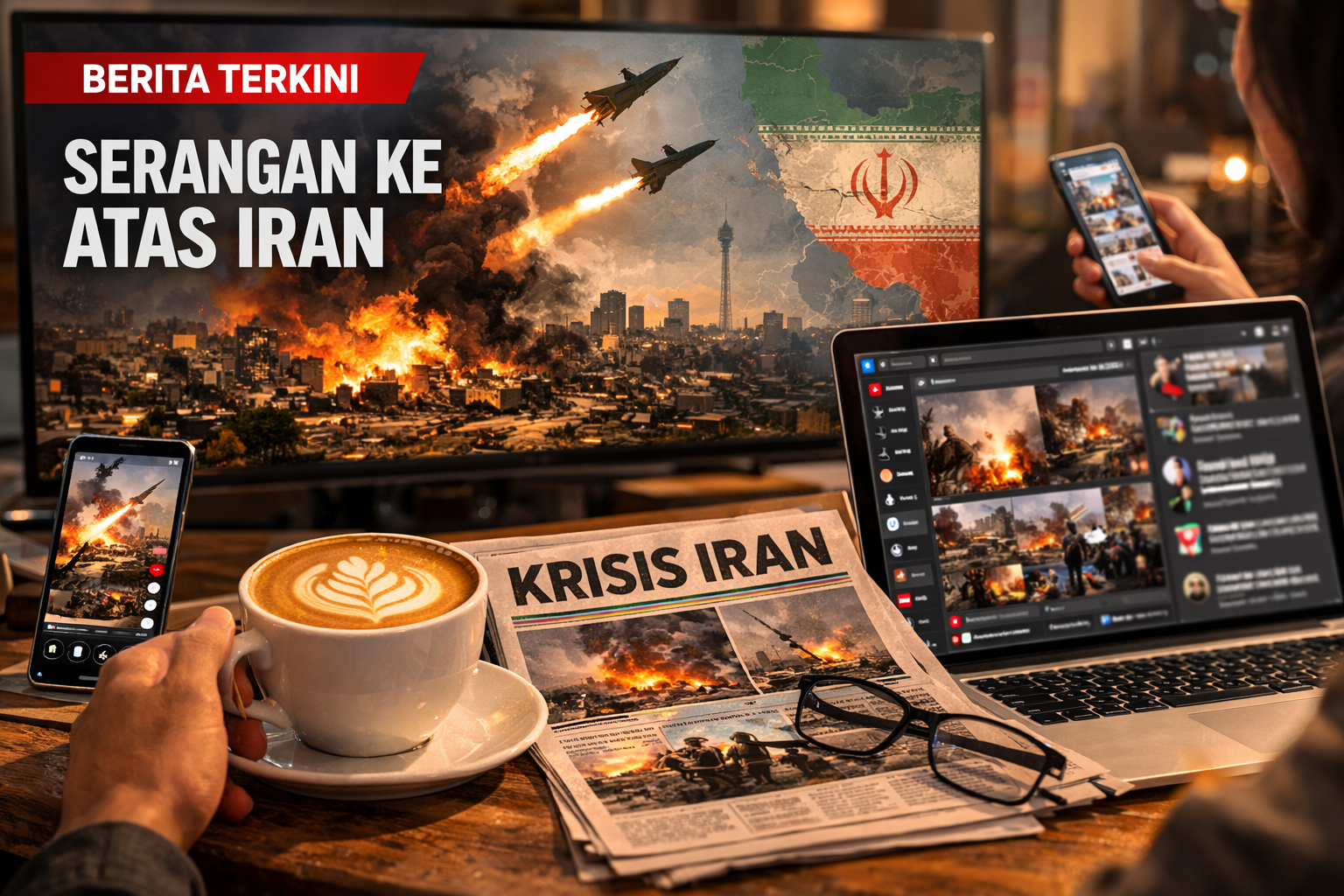 Berita dan Secangkir Latte